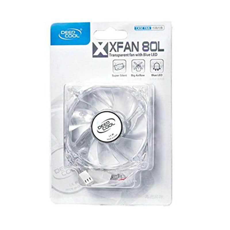 Deepcool XFAN 80L/B Blue LED (Single Pack)